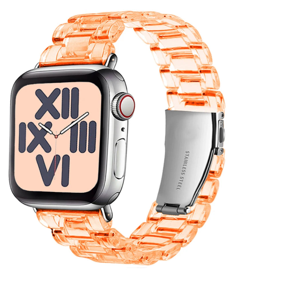 CLEAR STRAP NARANJA